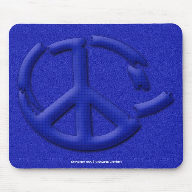 Tapis De Souris Mousepad, la paix brisée (Devant)