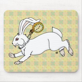 Tapis De Souris Mousepad lapin blanc