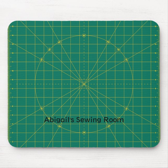 Tapis De Souris Mousepad, le manteau vert de la Quilter (Devant)