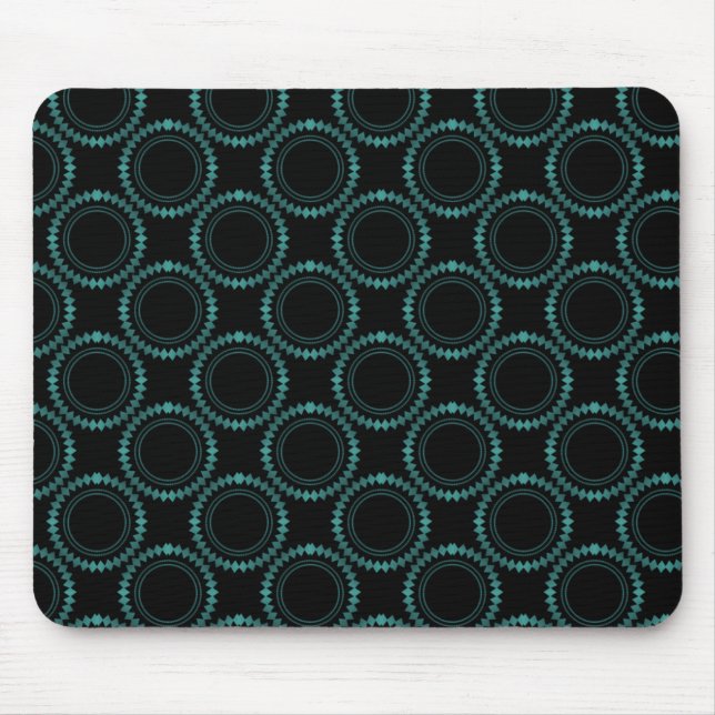 Tapis De Souris Mousepad lisse et poli, Turquoise (Devant)