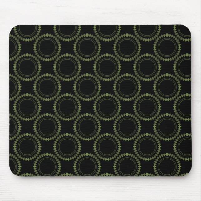 Tapis De Souris Mousepad lisse et poli, vert olive (Devant)