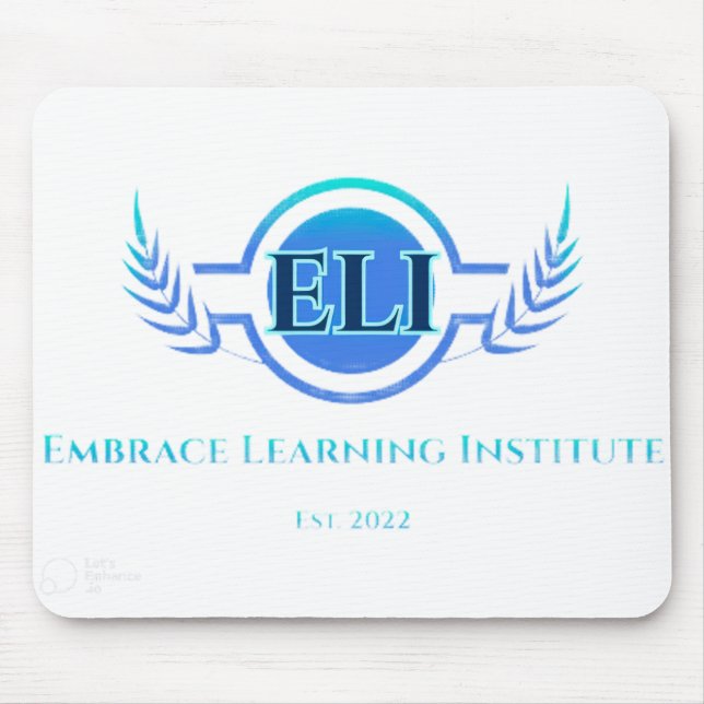 Tapis De Souris Mousepad - Logo de l'Institut d'Apprentissage Embr (Devant)