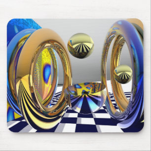 Tapis De Souris Mousepad magique d'anneaux