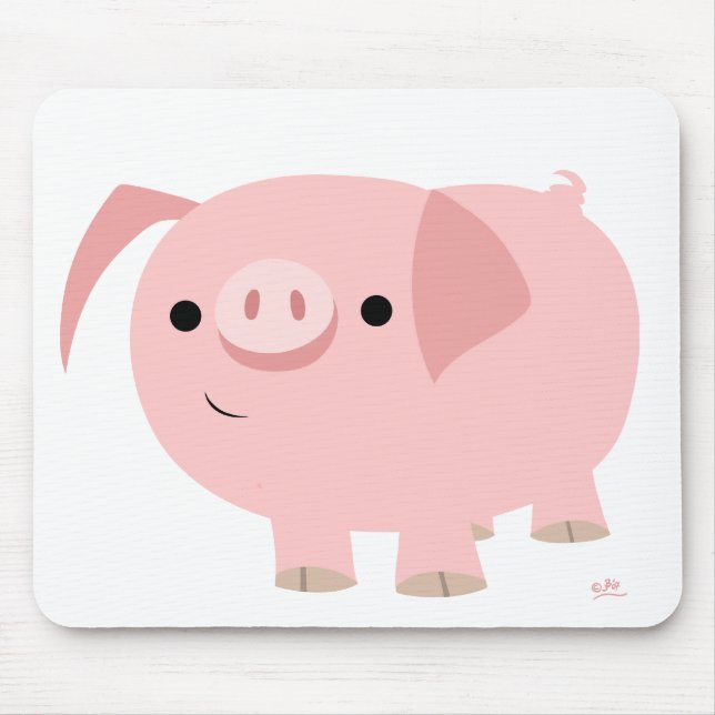 Tapis De Souris Mousepad mignon de porc (Devant)