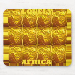 Tapis De Souris Mousepad Modèle horizontal Lovely Africa