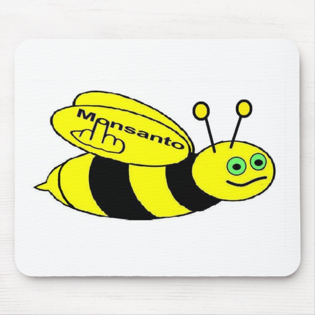 Tapis De Souris Mousepad Monsanto Bee Flip (Devant)