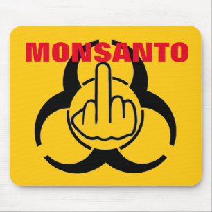 Tapis De Souris Mousepad Monsanto Bio Retourner le danger