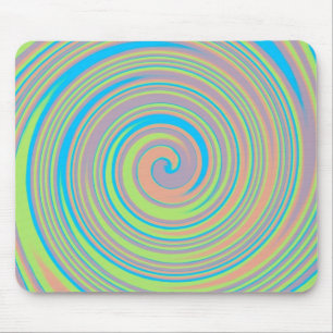 Tapis De Souris Mousepad motif à roue colorée