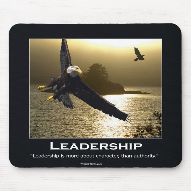 Tapis De Souris Mousepad Motivationnel Aigle (Devant)