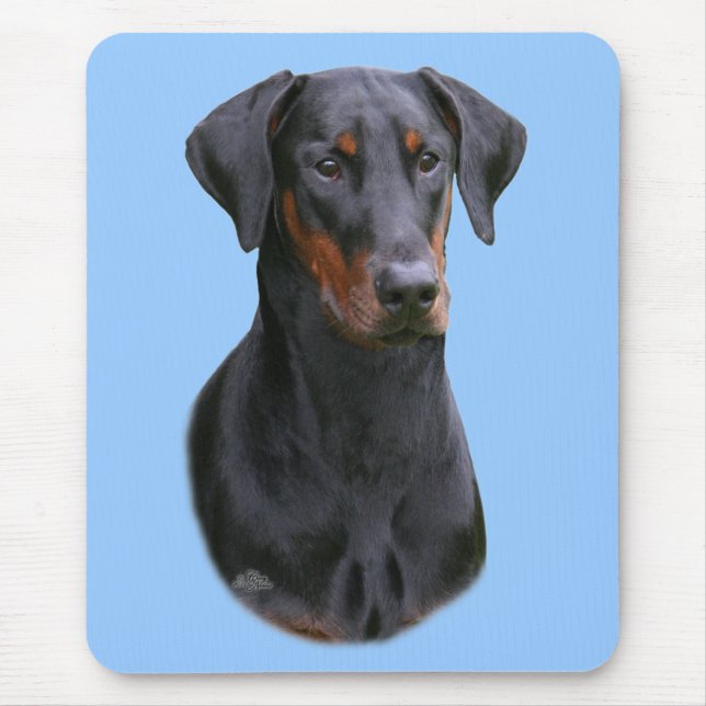 Tapis De Souris Mousepad naturel d'oreille de Pinscher de (Devant)