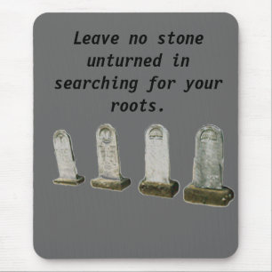 Tapis De Souris Mousepad - ne laissez aucune pierre unturned dans…