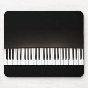 Tapis De Souris Mousepad noir de piano
