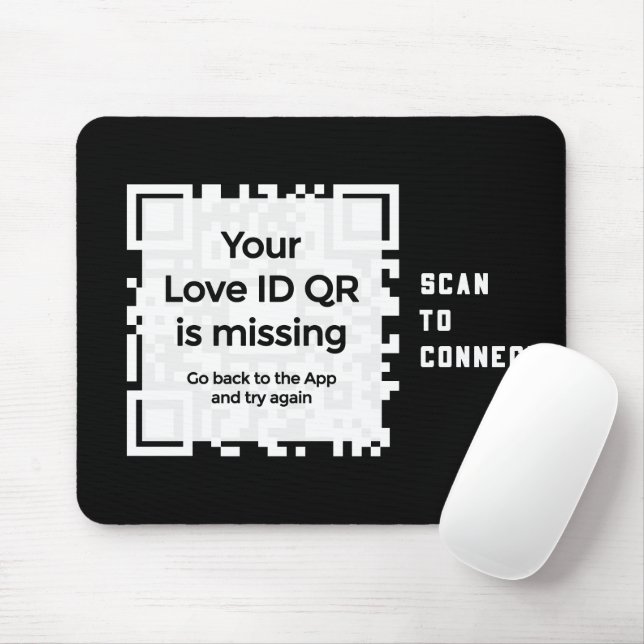 Tapis De Souris Mousepad - NOIR - QR - PURE Collection (Avec souris)