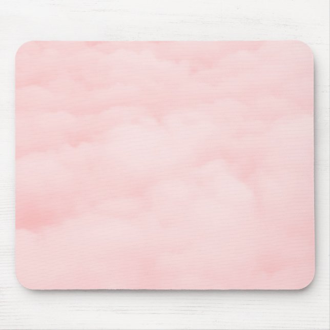 Tapis De Souris Mousepad nuage rose (Devant)
