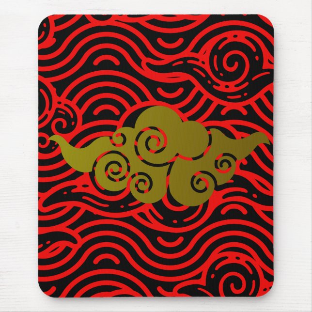 Tapis De Souris mousepad nuvem ornamental (Devant)