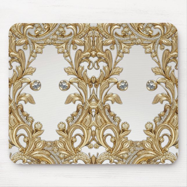 Tapis De Souris Mousepad or décoratif (Devant)