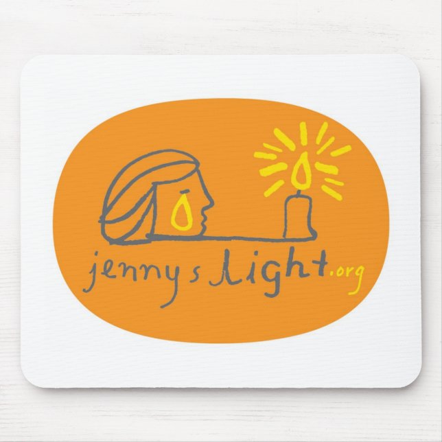 Tapis De Souris Mousepad orange (Devant)