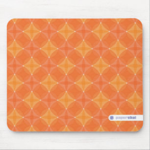 Tapis De Souris Mousepad orange de cercle
