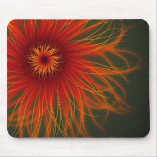 Tapis De Souris Mousepad organique de fleur du feu