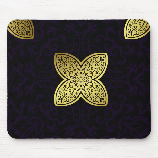 Tapis De Souris Mousepad oriental avec la conception ornementale (Devant)