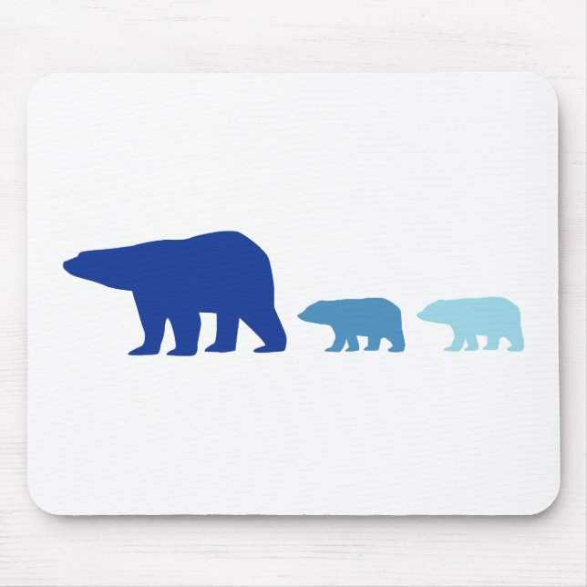 Tapis De Souris Mousepad "Ours Polaire" (Devant)
