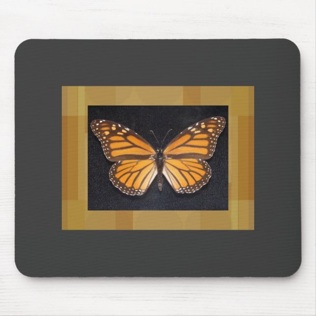 Tapis De Souris Mousepad papillon monarque (Devant)