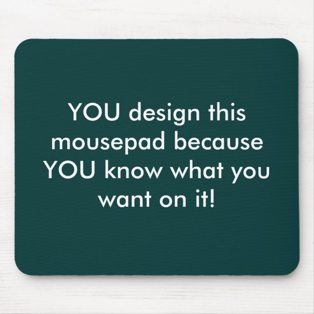 Tapis De Souris Mousepad personnalisable (Devant)