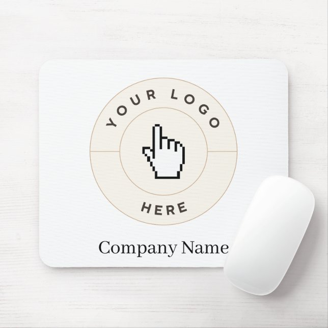 Tapis De Souris Mousepad - Personnalisé (ajouter du texte/du logo) (Avec souris)