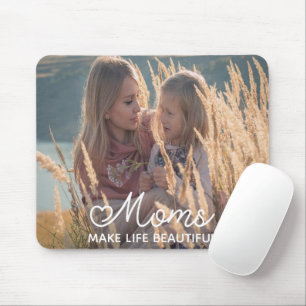 Tapis De Souris Mousepad Personnalisé Pour Maman