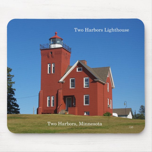 Tapis De Souris Mousepad phare de deux ports (Devant)