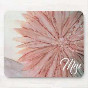 Tapis De Souris Mousepad "Pinkish Floral Peinture"