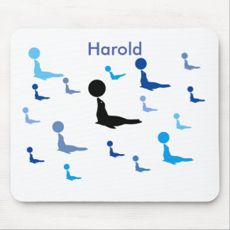 Tapis De Souris Mousepad - Plusieurs sceaux de cirque avec nom