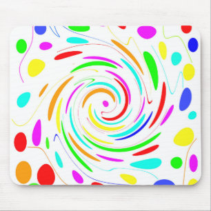 Tapis De Souris Mousepad point de couleur