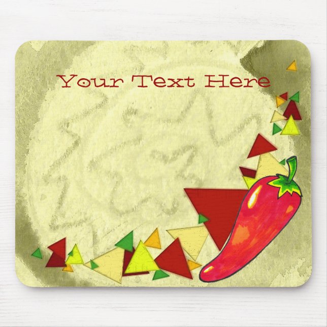 Tapis De Souris Mousepad poivre chaud (Devant)