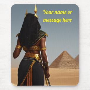 Tapis De Souris Mousepad, Queens d'Égypte noire