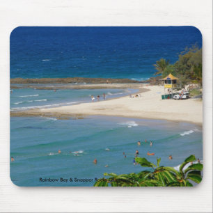 Tapis De Souris Mousepad Rainbow Bay et Snapper Rocks Queensland 2