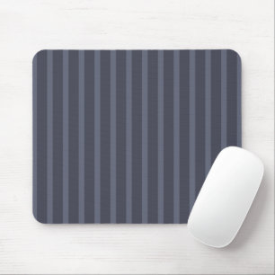 Tapis De Souris Mousepad rayé bleu et gris moderne