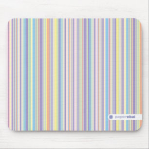 Tapis De Souris Mousepad rayé en pastel