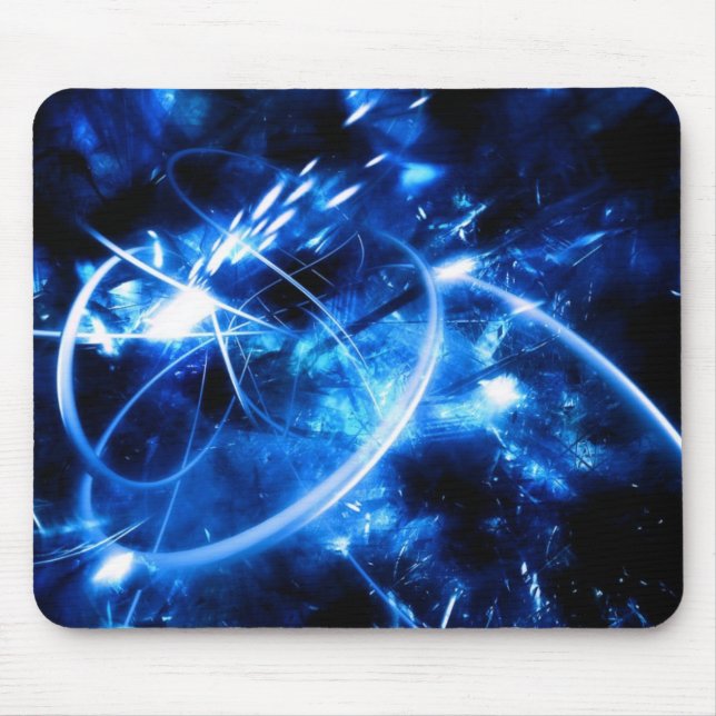 Tapis De Souris Mousepad Résumé-Bleu (Devant)