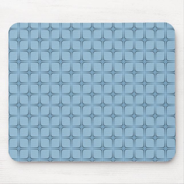 Tapis De Souris Mousepad rétro fabuleux, bleu clair (Devant)