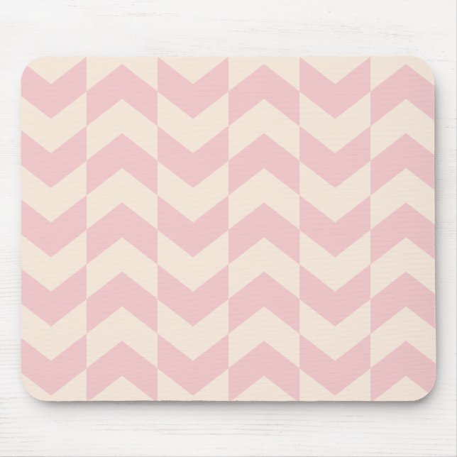 Tapis De Souris Mousepad rose-rouge Motif (Devant)