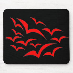 Tapis De Souris Mousepad rouge chauve