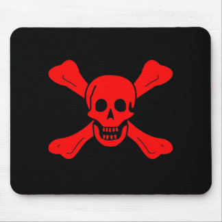 Tapis De Souris Mousepad rouge de crâne de Richard Worley