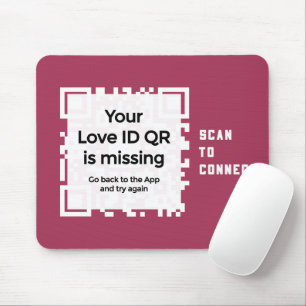 Tapis De Souris Mousepad - ROUGE - QR - PURE Collection
