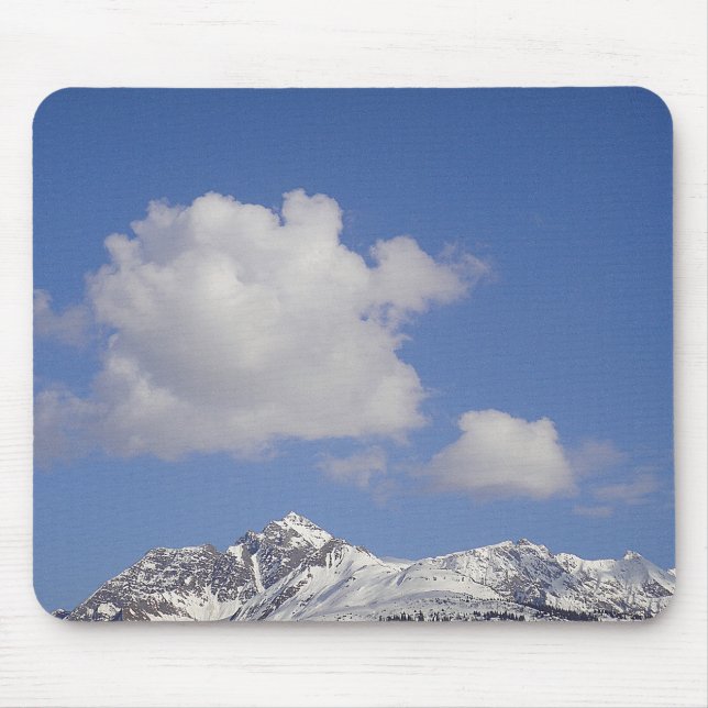 Tapis De Souris Mousepad Schneeberg mit lustiger Wolke (Devant)