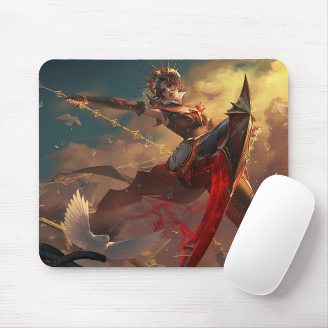 Tapis De Souris Mousepad Shadow Gaming en acier | Pad lame de préc (Avec souris)
