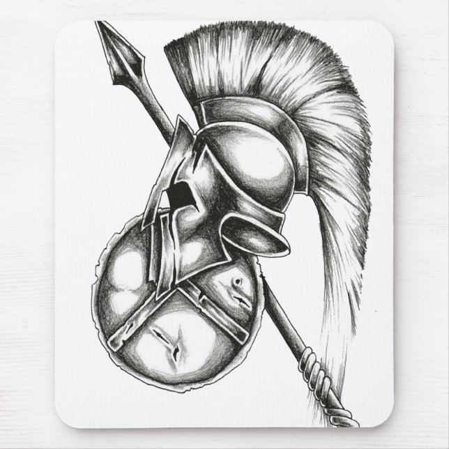 Tapis De Souris mousepad spartiate (Devant)