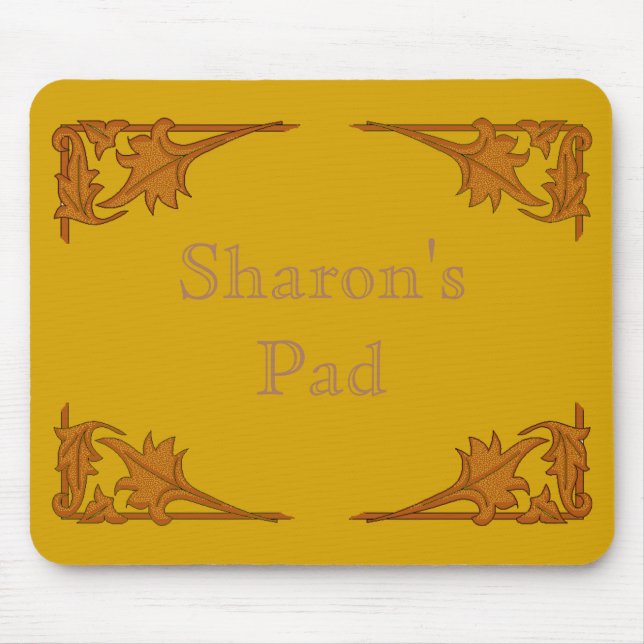 Tapis De Souris Mousepad - Supports feuillus (Devant)