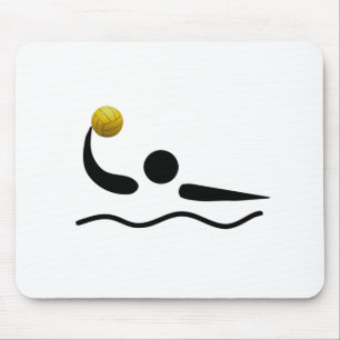 Tapis De Souris MousePad - symbole de sport de polo d'eau