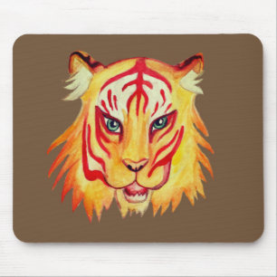 Tapis De Souris Mousepad Tiger Dessin